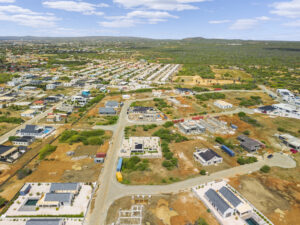 Plots and building land Aerial of plots and building land on Bonaire - for sale at Harbourtown Real Estate