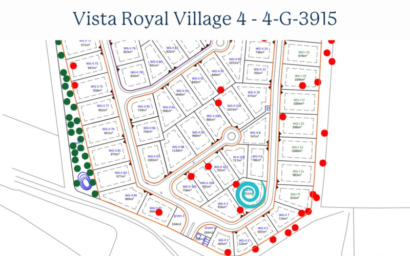 4 Vista Royal Village, ,Kavel,Te koop,Vista Royal Village,0,1951